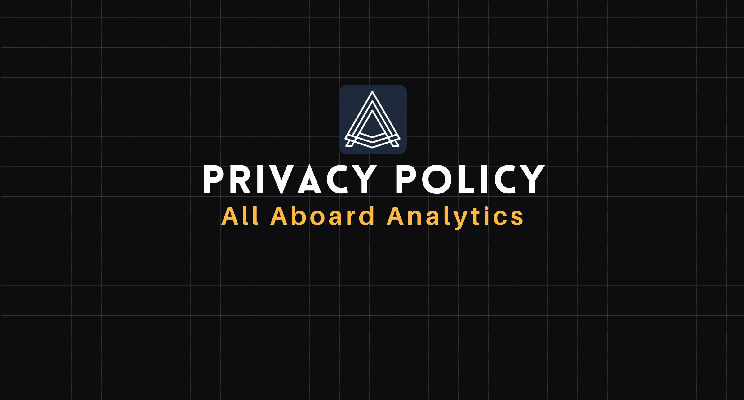 Privacy Policy