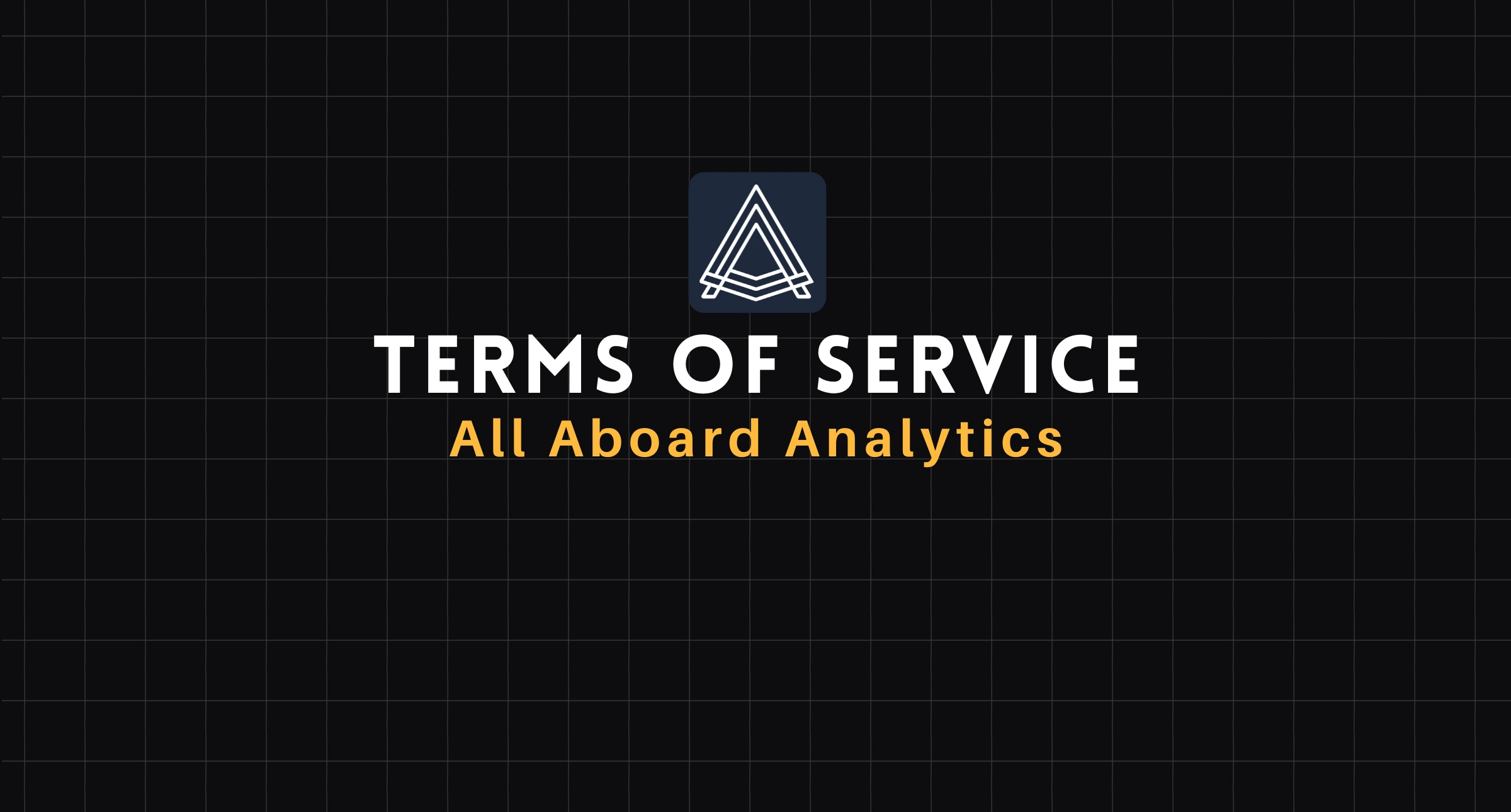 Terms of Service